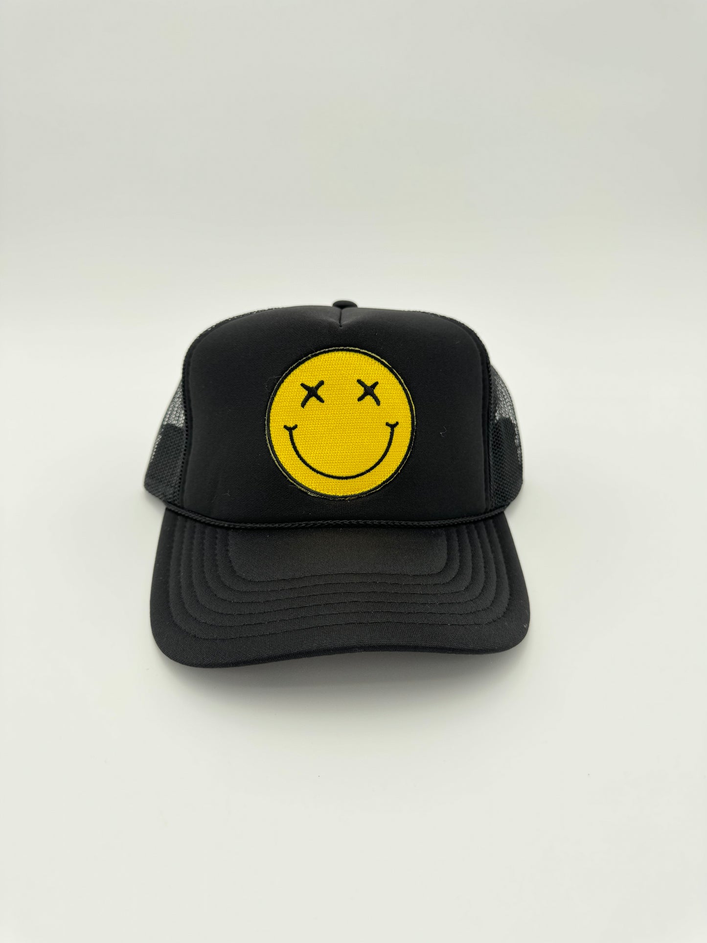 Smiley Trucker Hat (Multiple Colors)