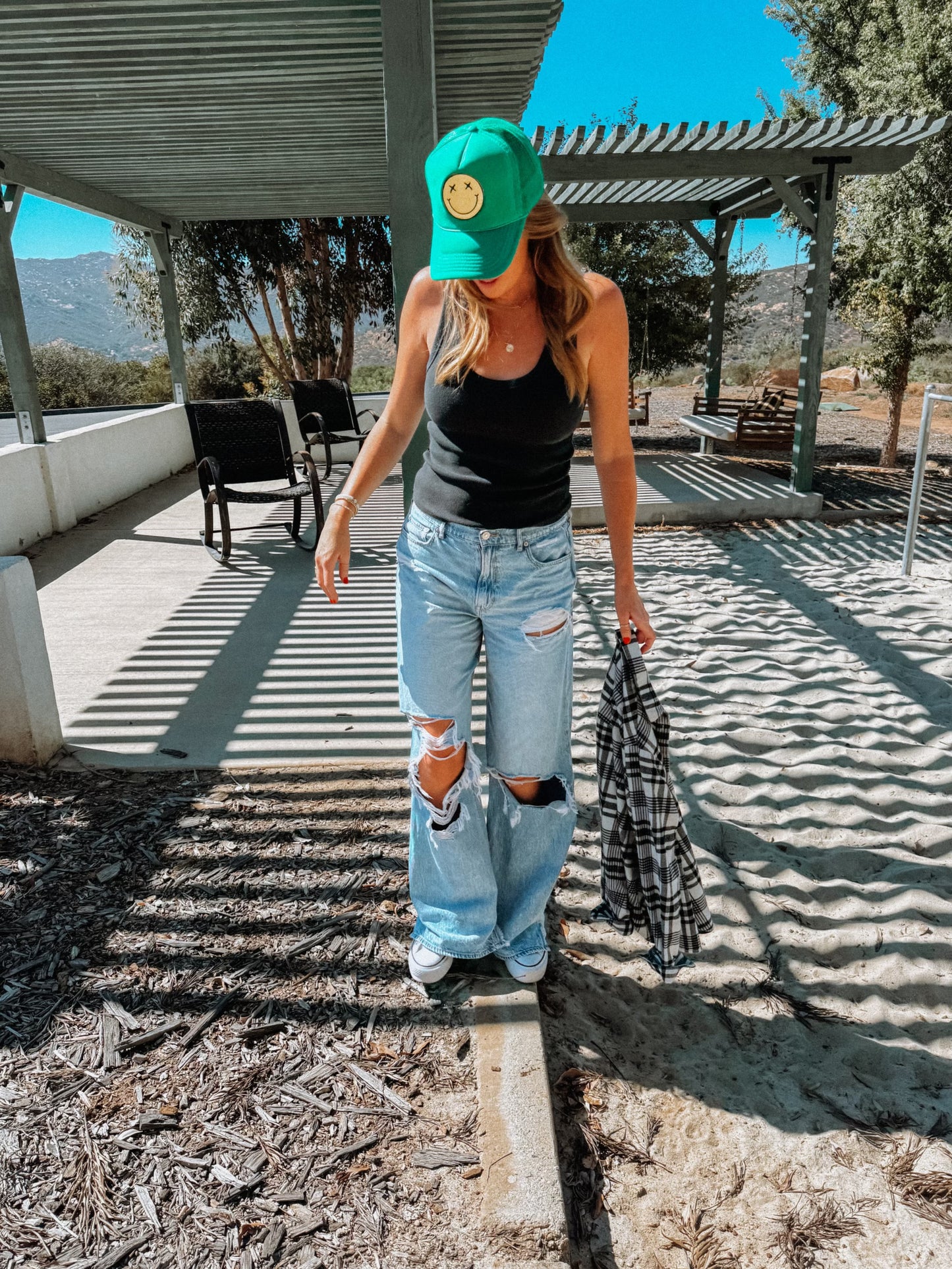 Smiley Trucker Hat (Multiple Colors)