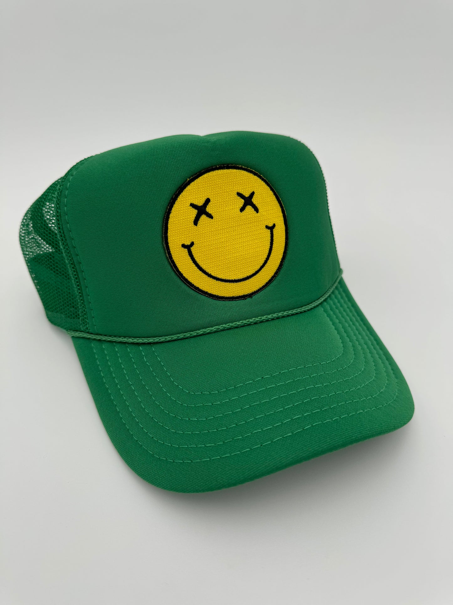 Smiley Trucker Hat (Multiple Colors)